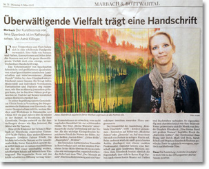 Marbacher Zeitungsartikel