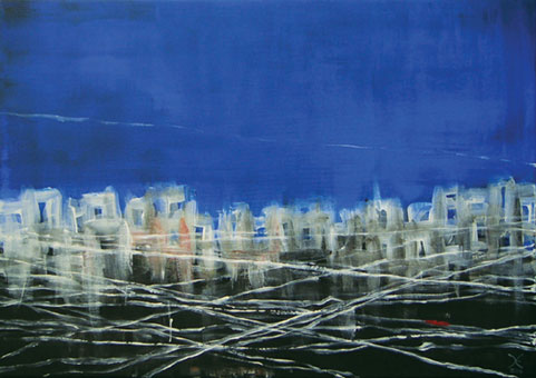 Das Geräusch der Stadt bei Nacht