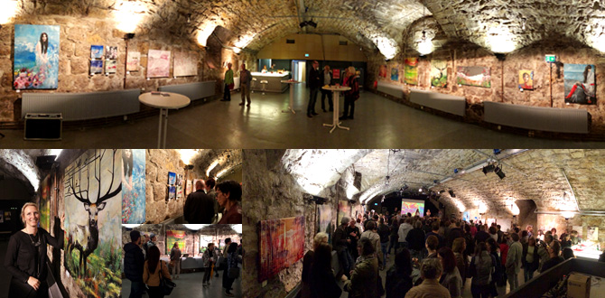 Fotos Vernissage Schlosskeller Marbach
